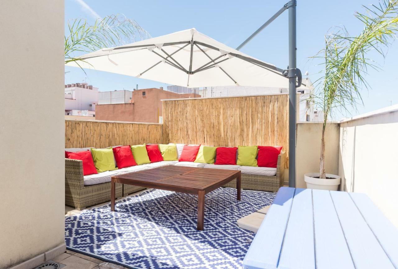 Ma1A-Apt With Rooftops With Palms Close To Old Town Малага Екстериор снимка