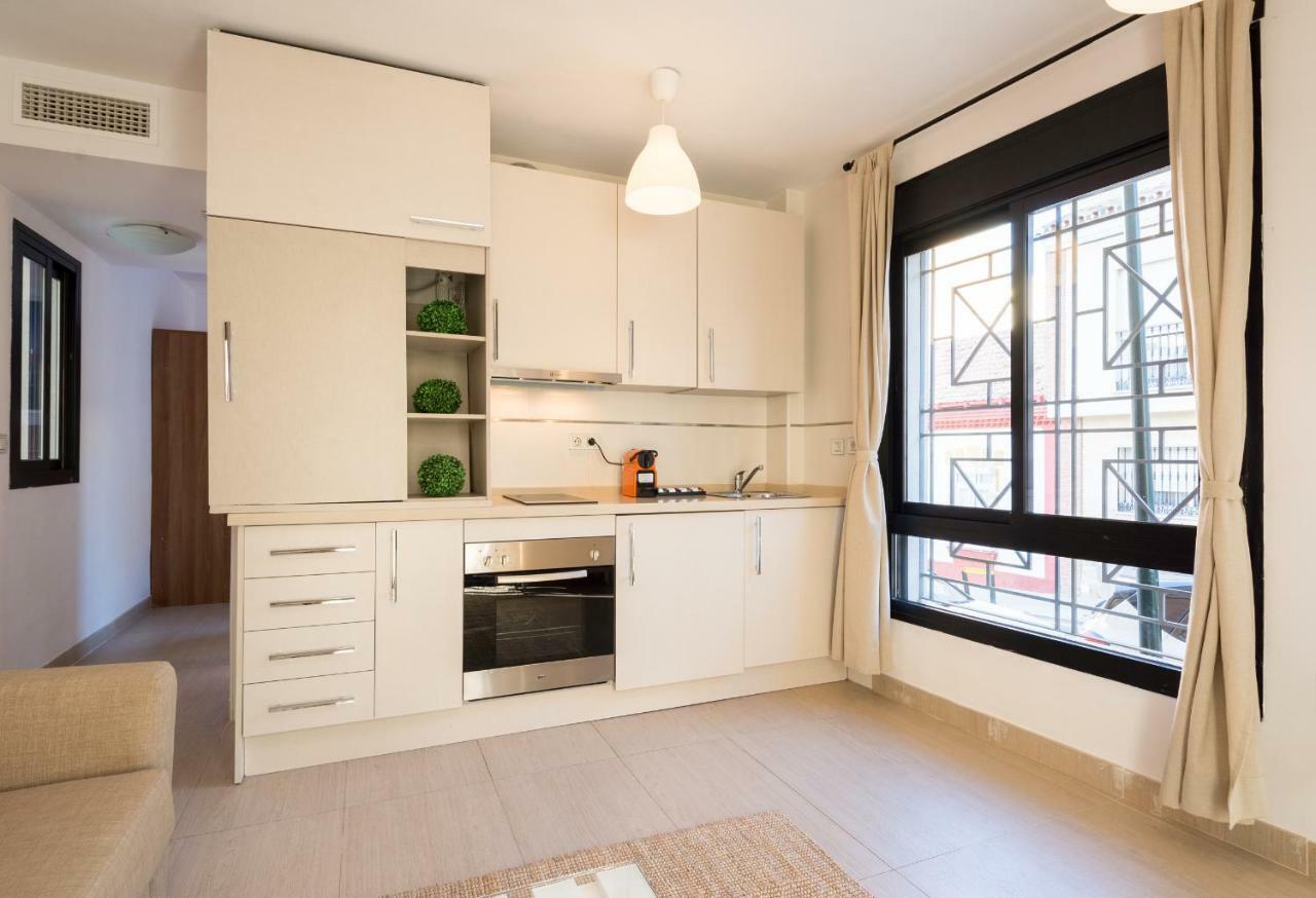 Ma1A-Apt With Rooftops With Palms Close To Old Town Малага Екстериор снимка